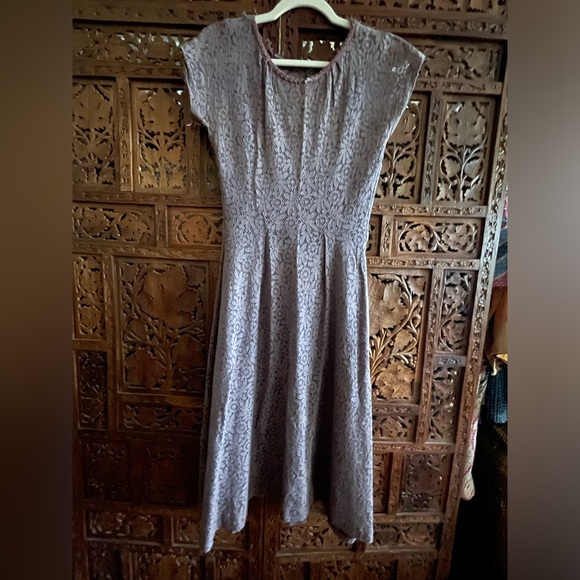 Vintage punk overdyed distressed lace house dress madonna, 80’s 60’s 40’s - Picture 2 of 5